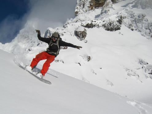 Early Season Backcountry Snowboarding on Mt. Hood - Next Adventure