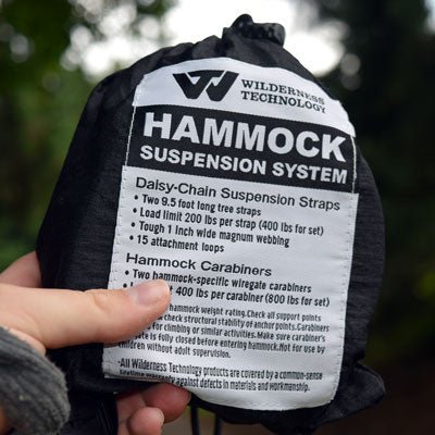 Gear Review: Wilderness Technology Hammock Suspension System - Next Adventure
