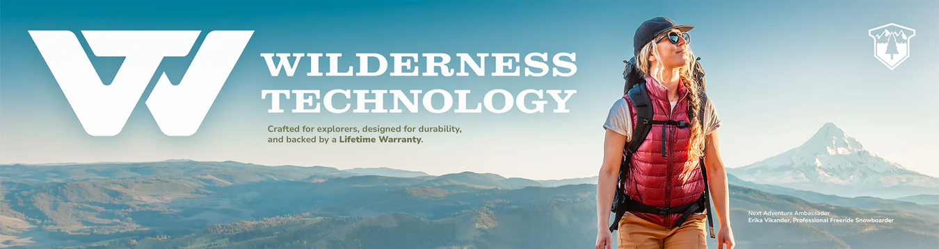 wilderness technology brand web banner