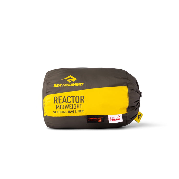 Reactor Midweight liner packed in its stuff sack
