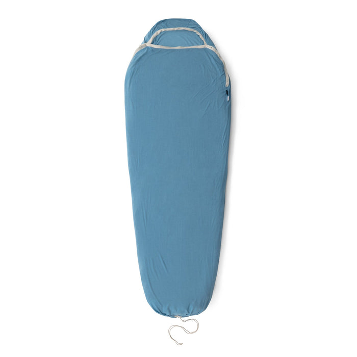 Sea to Summit Breeze lightweight liner in Cendre Blue, regular mummy