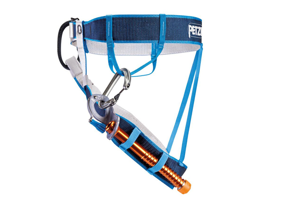 Petzl TOUR harness, gear loops and ice screw retainers