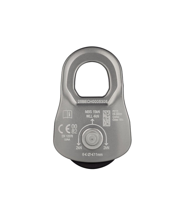 Petzl OSCILLANTE pulley, side plates open