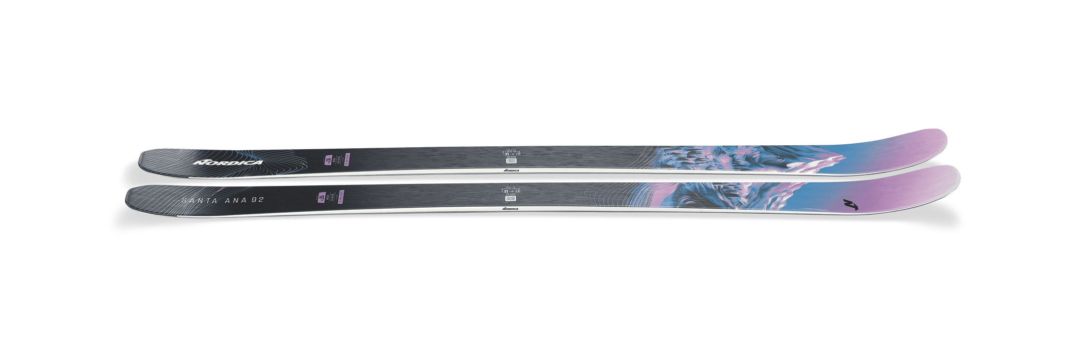 Nordica Santa Ana 92 skis, base detail