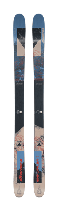 Nordica Enforcer 99 skis, Blue/Sand