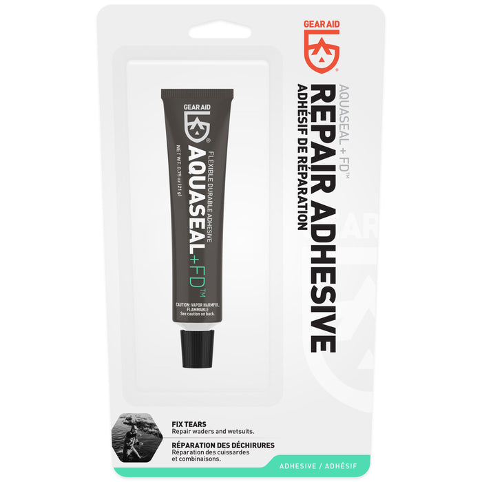 Gear Aid Aquaseal FD 0.75 oz tube with packaging