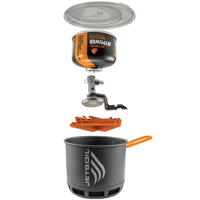 Jetboil Stash components nesting in the pot
