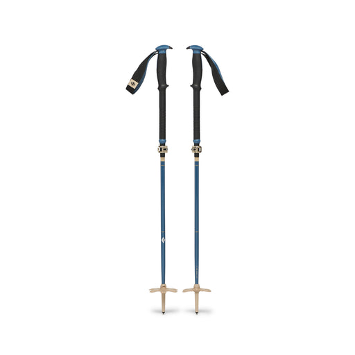 Black Diamond Traverse Compactor ski poles in Creek Blue