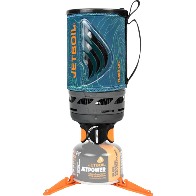 Jetboil Flash 1.0L Fast Boil System, Ocean Topo