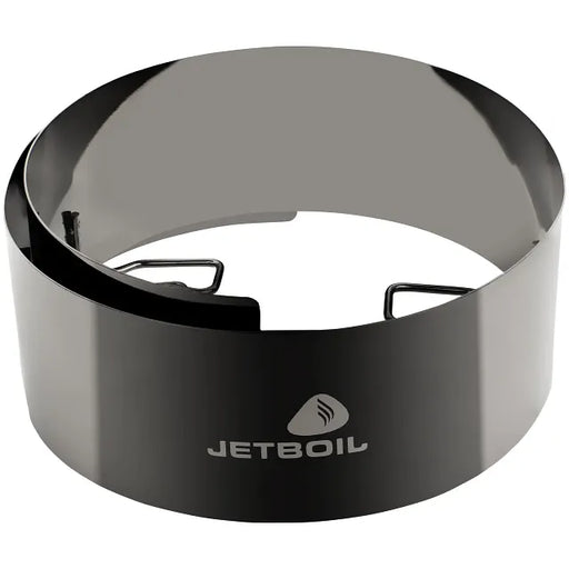Jetboil windscreen fitted to a Flash pot