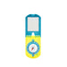 UST Hi Vis folding map compass with sighting mirror open