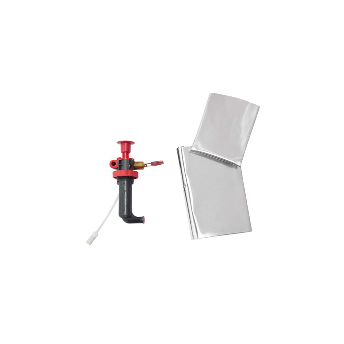 MSR Standard Fuel Pump with included windscreen and heat reflector
