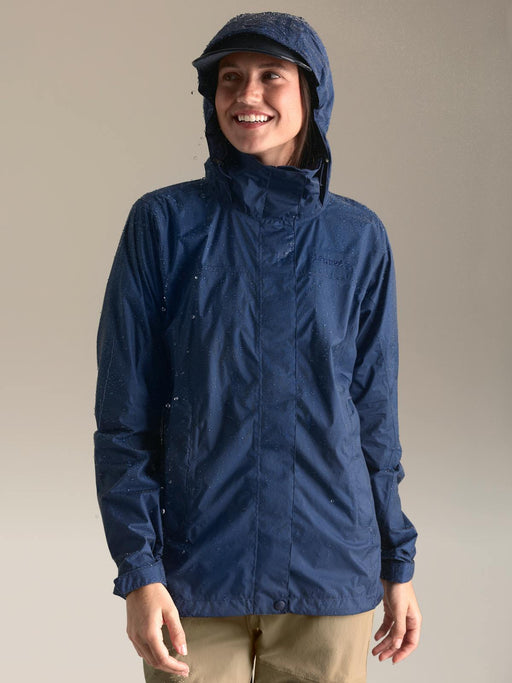 Marmot Women's PreCip Eco Rain Jacket in Arctic Navy