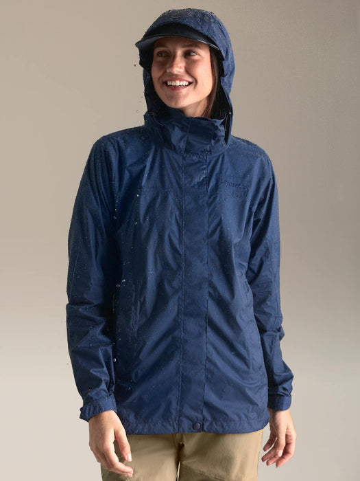 Marmot Women's PreCip Eco Rain Jacket in Arctic Navy