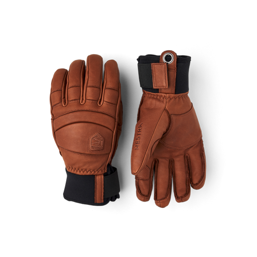 Hestra Fall Line 5-finger glove in Brown/Brown