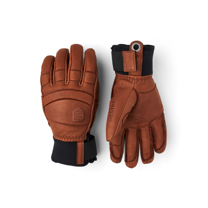 Hestra Fall Line 5-finger glove in Brown/Brown