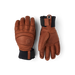 Hestra Fall Line 5-finger glove in Brown/Brown