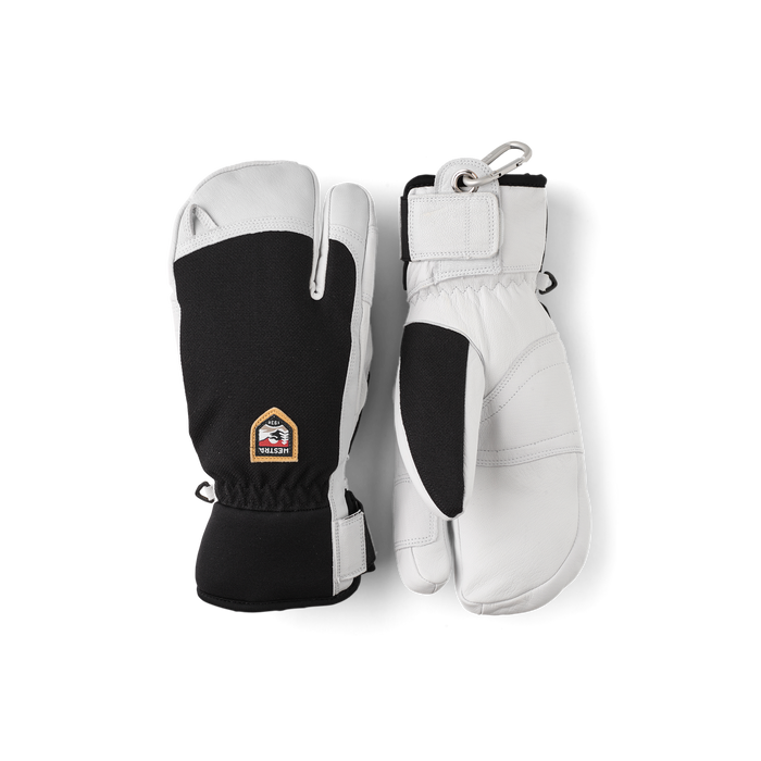 Hestra Army Leather Patrol 3-finger glove in Black