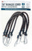 Sona 18" BUNGEE CORD WITH CARABINER - 5 PACK - Next Adventure