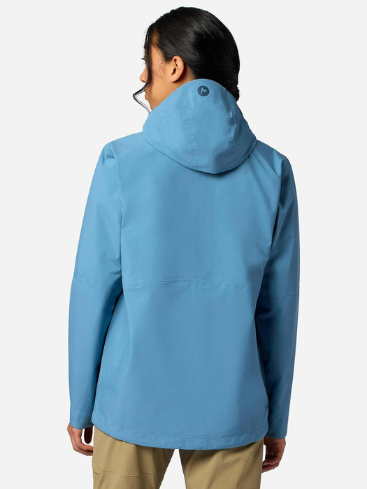 Marmot Women's PreCip Evo Pro Rain Jacket in Summer Storm, alternate view