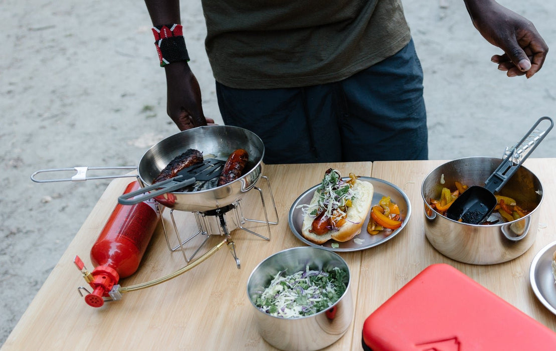MSR Alpine Fry Pan in camp