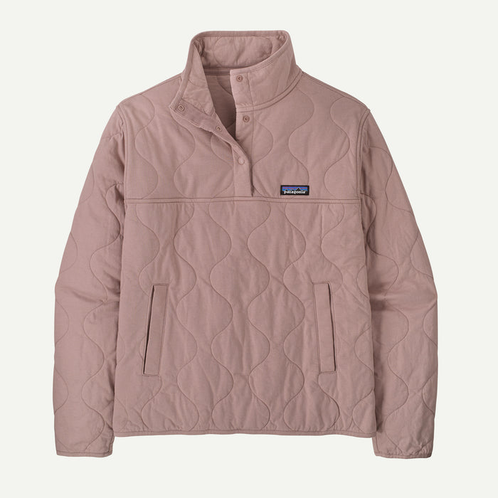 Patagonia Women's Daily Quilted Snap-T Pullover, Stingray Mauve