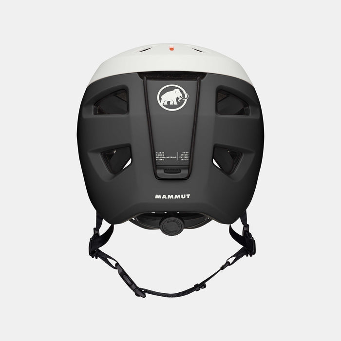 Mammut Haute Route Helmet, white-black, back with fit wheel