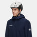 Mammut Haute Route Helmet, white-black, on model