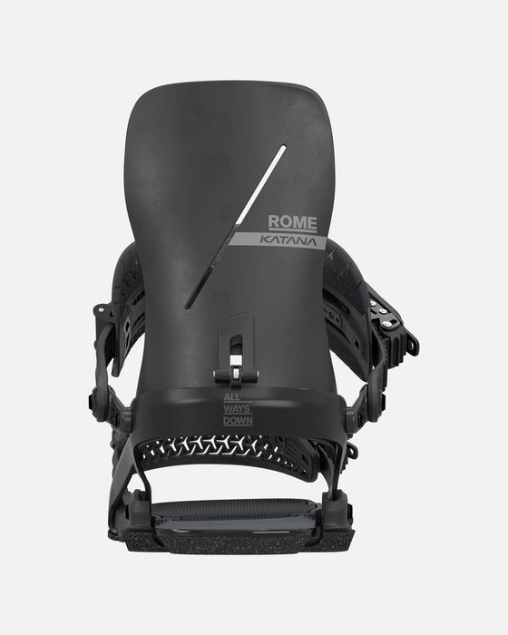 Rome Katana AW Snowboard Bindings Black view 3