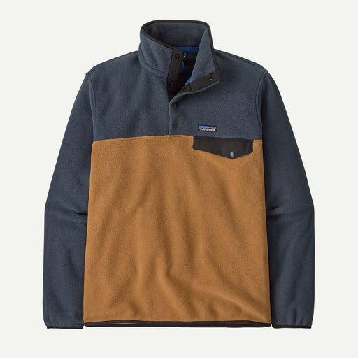 Patagonia Men's Lightweight Synchilla Snap-T Fleece Pullover in Deer Brown