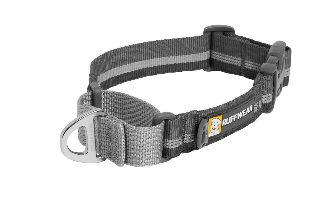Web Reaction Collar Granite Gray, uncinched