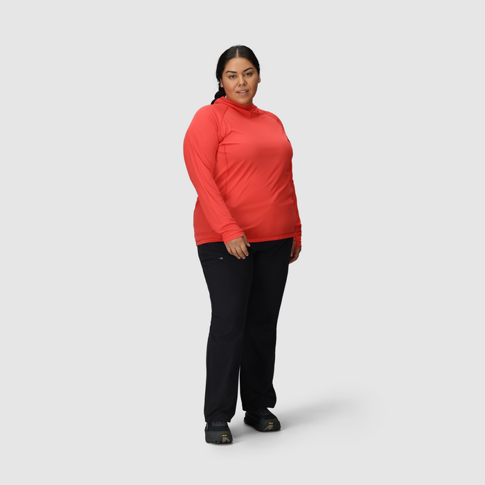 Outdoor Research Women's Echo Plus Size Hoodie in Sunrise, view 4