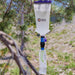 CNOC VectoX hung for gravity filtering into a Vesica bottle