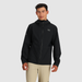 Outdoor Research Men's Stratoburst Stretch Rain Jacket in Black