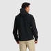 Outdoor Research Men's Stratoburst Stretch Rain Jacket in Black, view 2