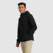 Outdoor Research Men's Stratoburst Stretch Rain Jacket in Black, view 3
