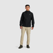 Outdoor Research Men's Stratoburst Stretch Rain Jacket in Black, view 5