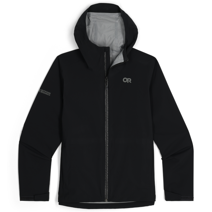 Outdoor Research Men's Stratoburst Stretch Rain Jacket, Black