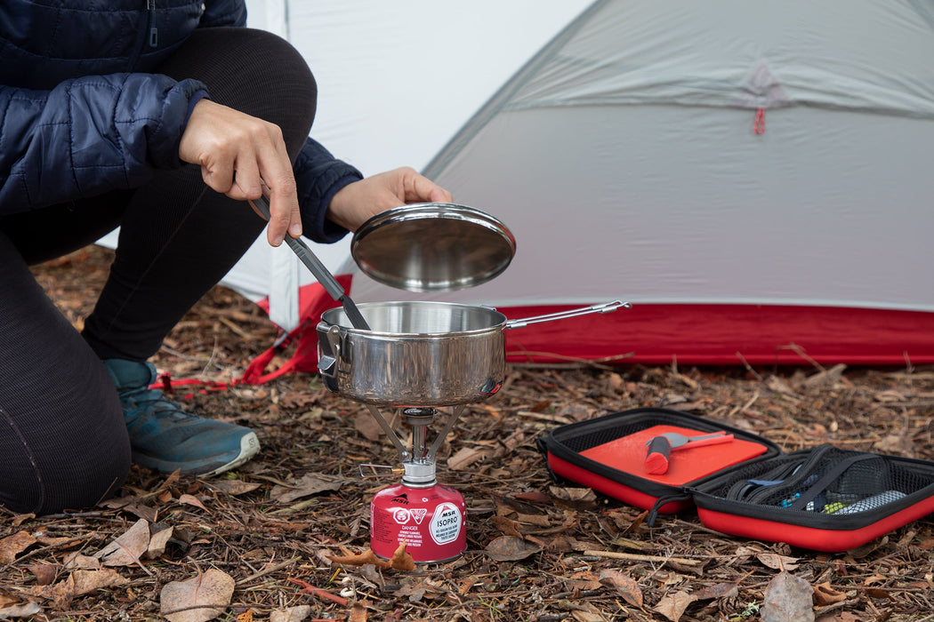 Alpine StowAway Pot in camp