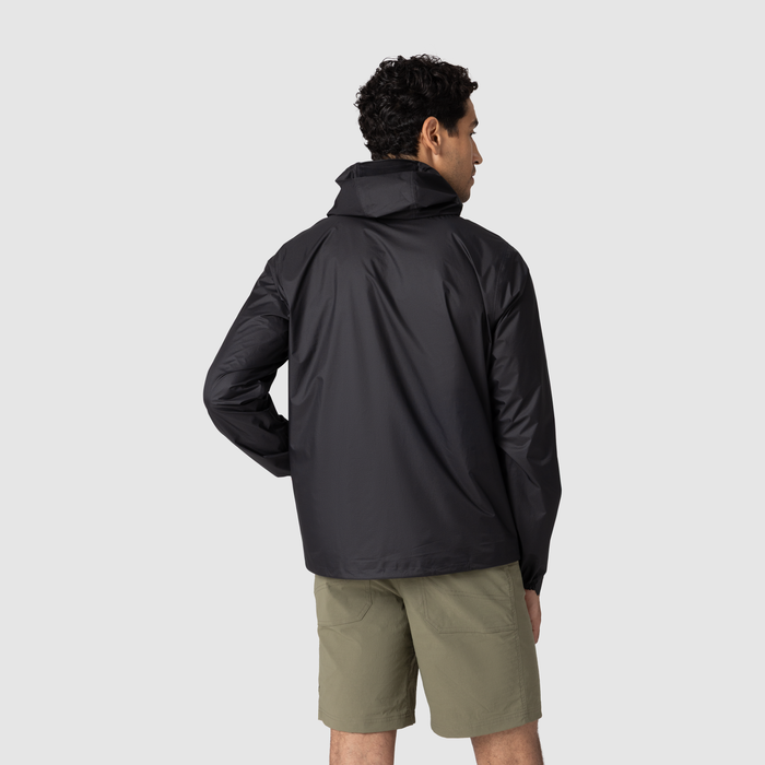 Outdoor Research Men's Helium UL Jacket in Black, view 2