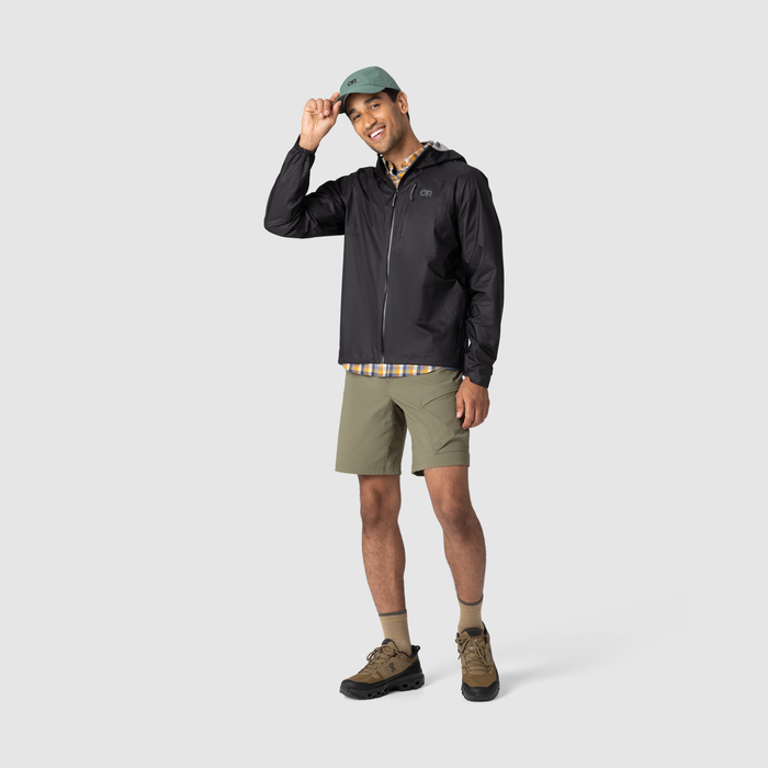 Outdoor Research Men's Helium UL Jacket in Black, view 4