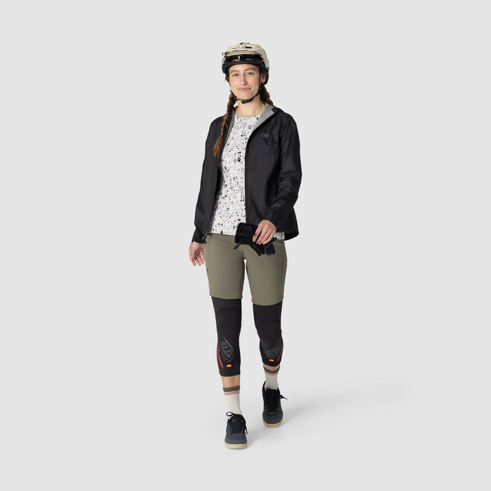 Outdoor Research Women's Helium UL Jacket in Black, view 4