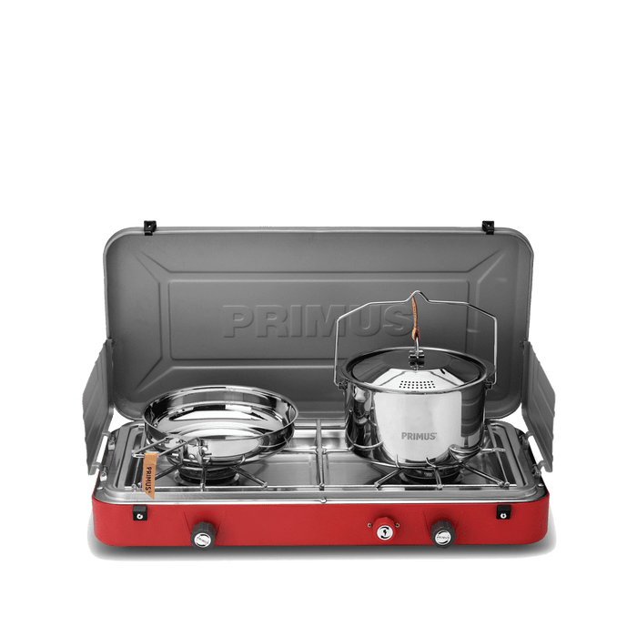 Primus Profile stove burners and control knobs