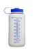 Nalgene 32oz HDPE Wide Mouth bottle, back with volume graduations