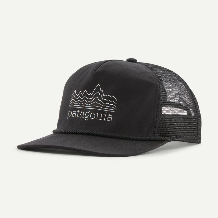 Patagonia Airfarer Cap - Strata Stencil: Black