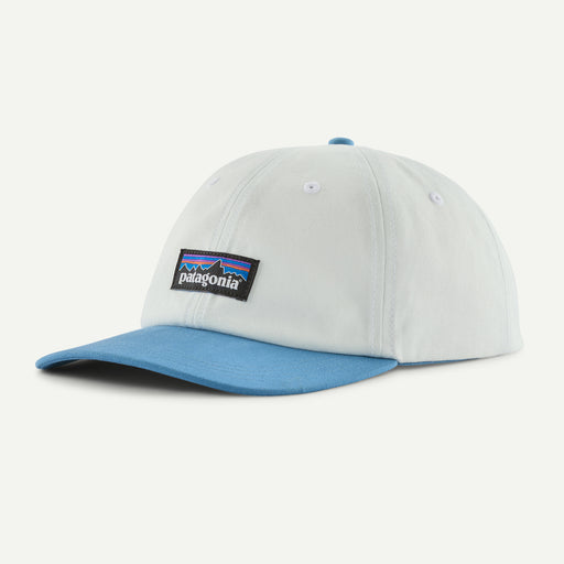 Patagonia P-6 Label Trad Cap, Birch White w/Shore Blue