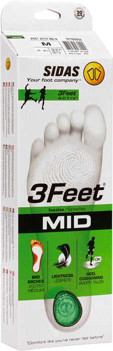 Sidas 3Feet Activ' Mid Insoles, view 5