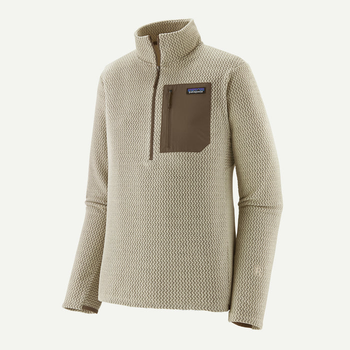 Patagonia Men's R1 Air Fleece Zip-Neck, Pelican
