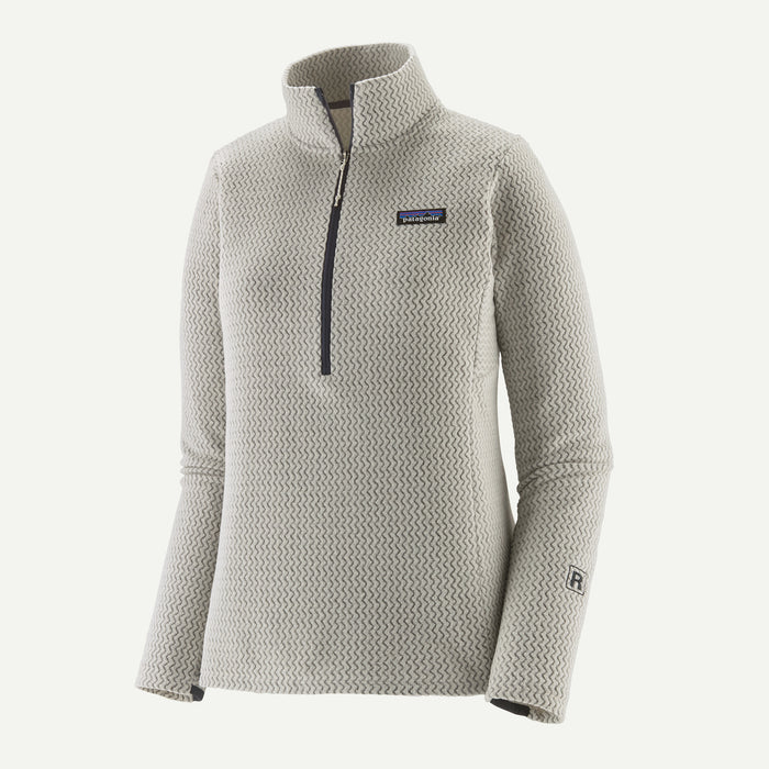 Patagonia Women's R1 Air Fleece Zip-Neck, Birch White
