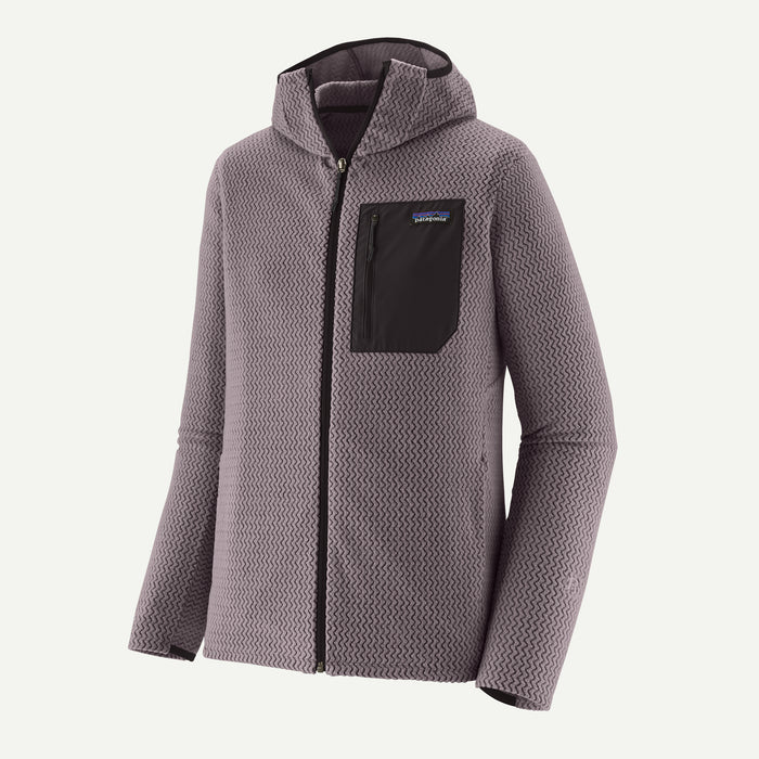 Patagonia Men's R1 Air Fleece Full-Zip Hoody, May Grey